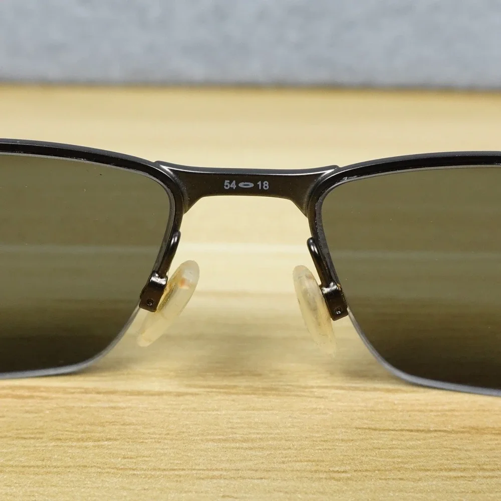 Oakley Socket 5.5 OX3218-0254 Satin Pewter Rectangular Eyeglasses Frames 54-18